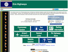 Tablet Screenshot of erie.pahighways.com